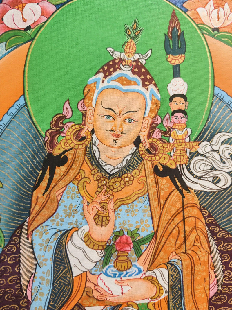 Guru Rinpoche Thangka Wall Hanging