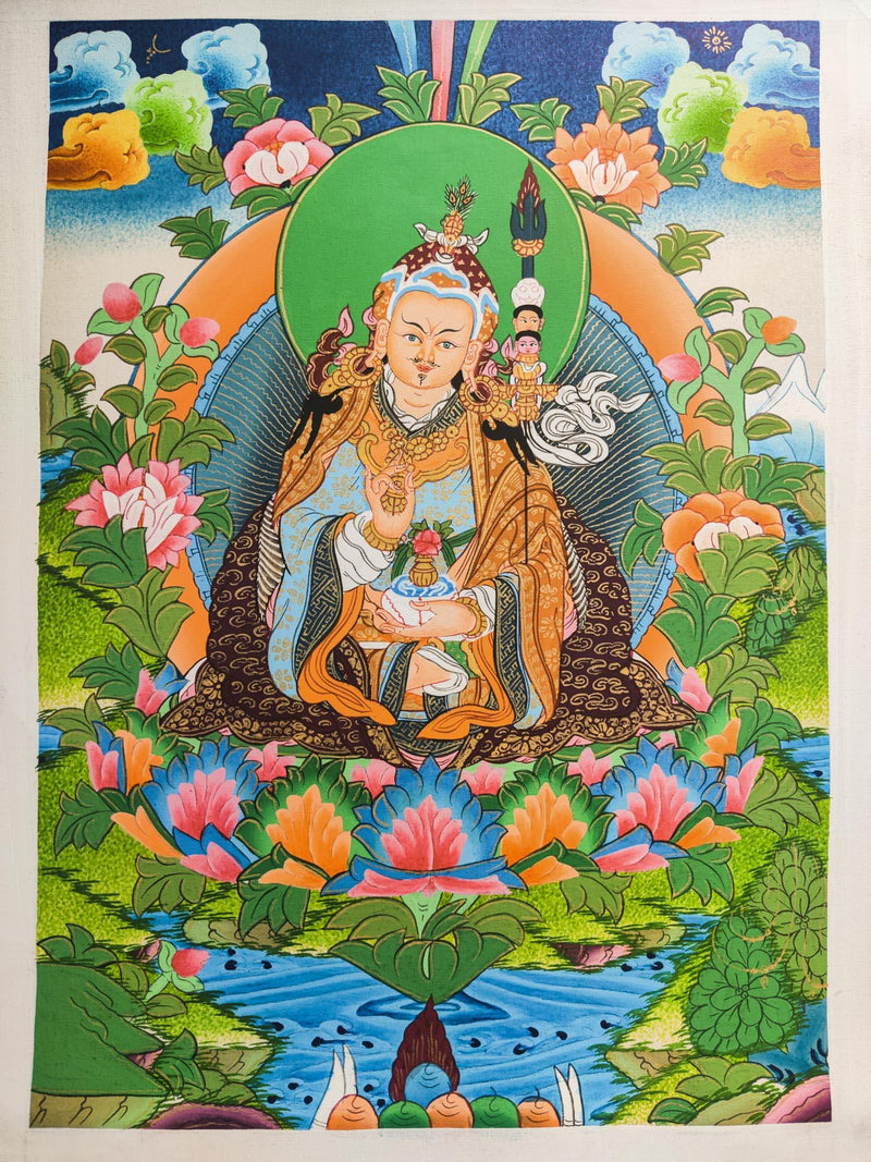 Guru Rinpoche Thangka Wall Hanging