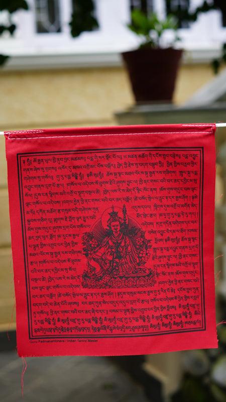 Red Guru Rinpoche Prayer Flag
