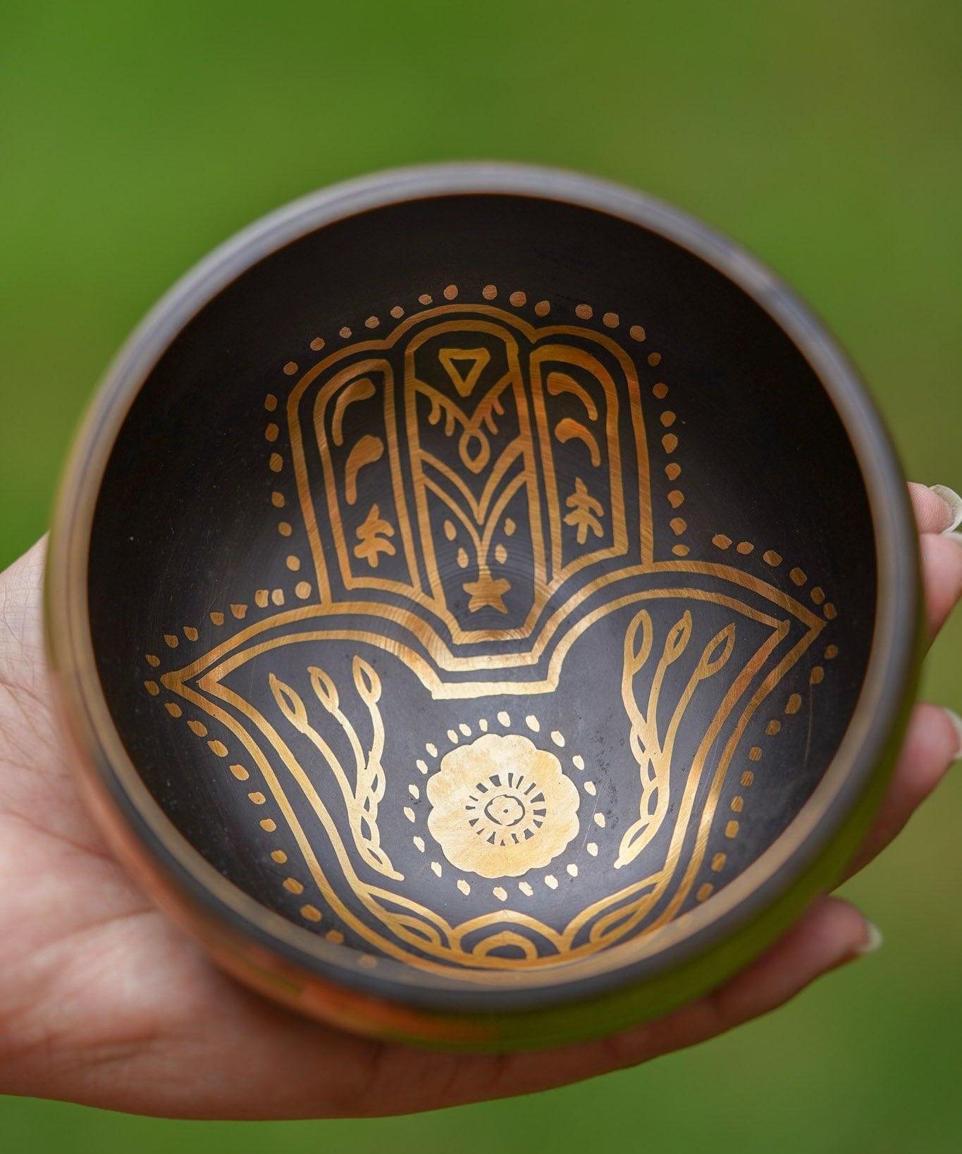 4-inch Hamsa Singing Bowl 
