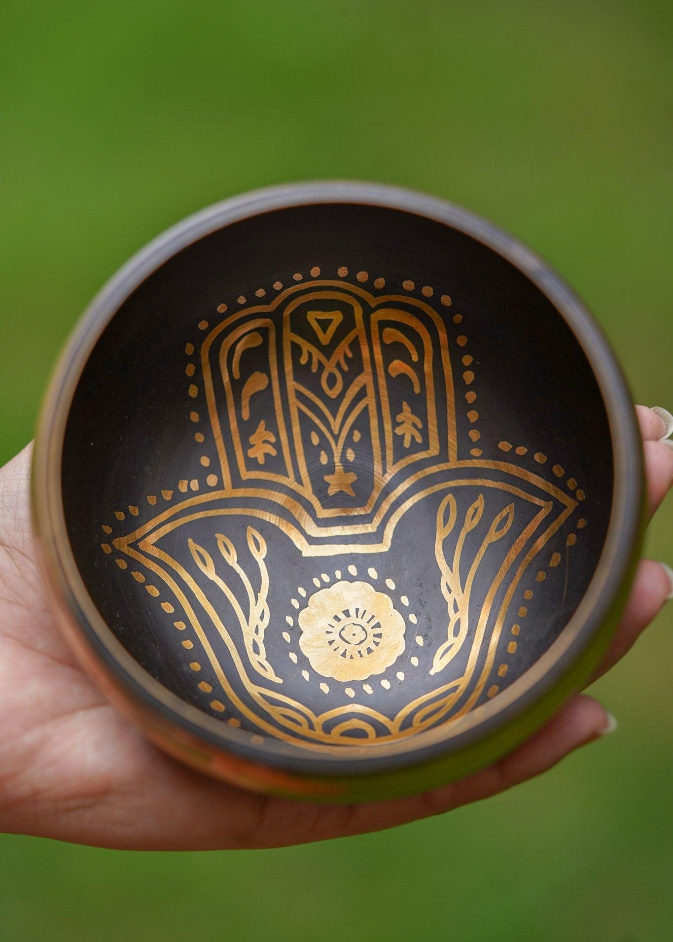 4-inch Hamsa Singing Bowl 