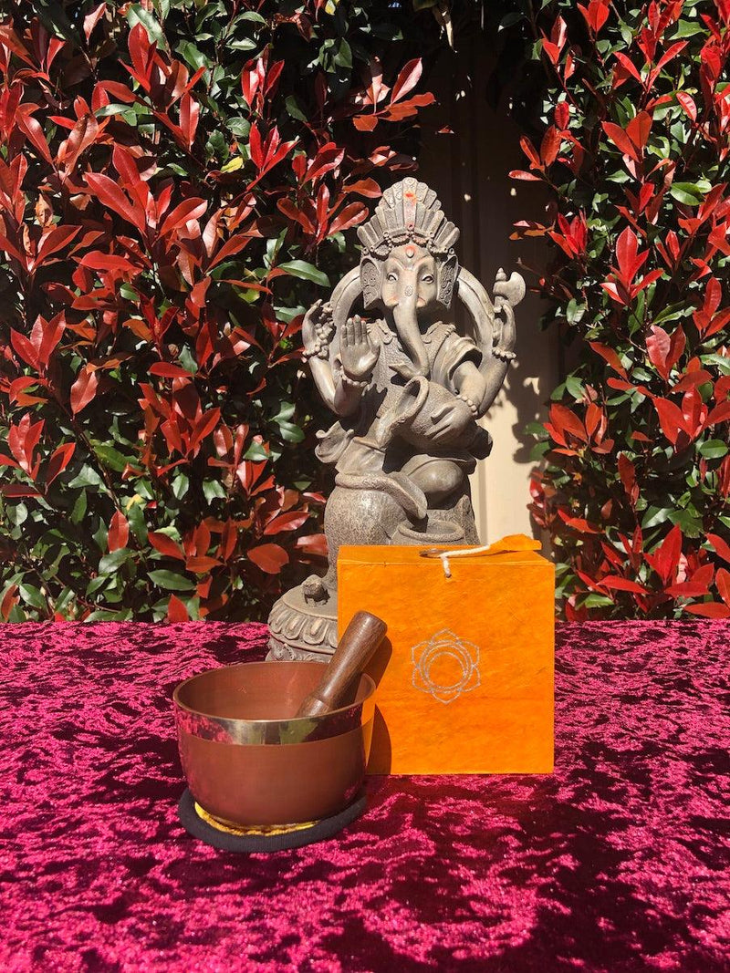 7 chakra singing bowl set for Sacral chakra healing