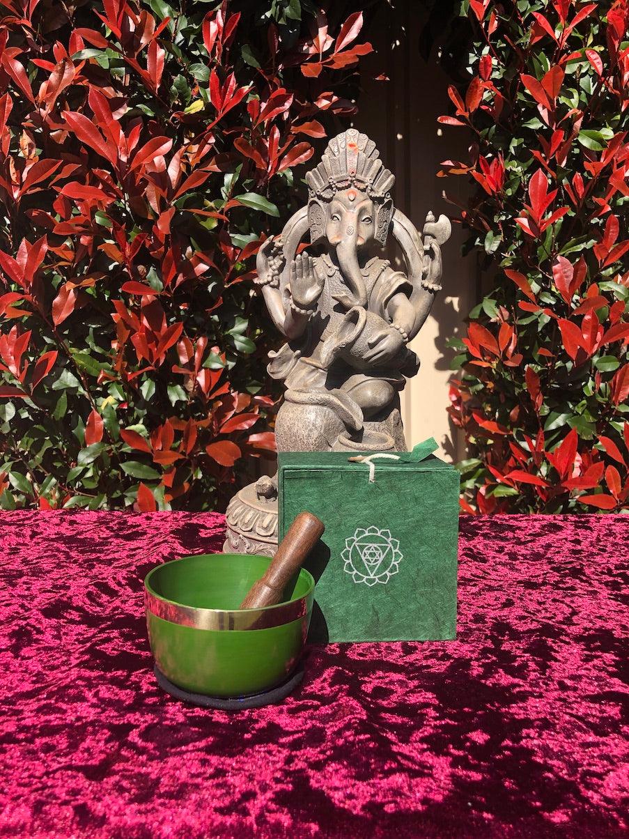 heart chakra singing bowl set for healing