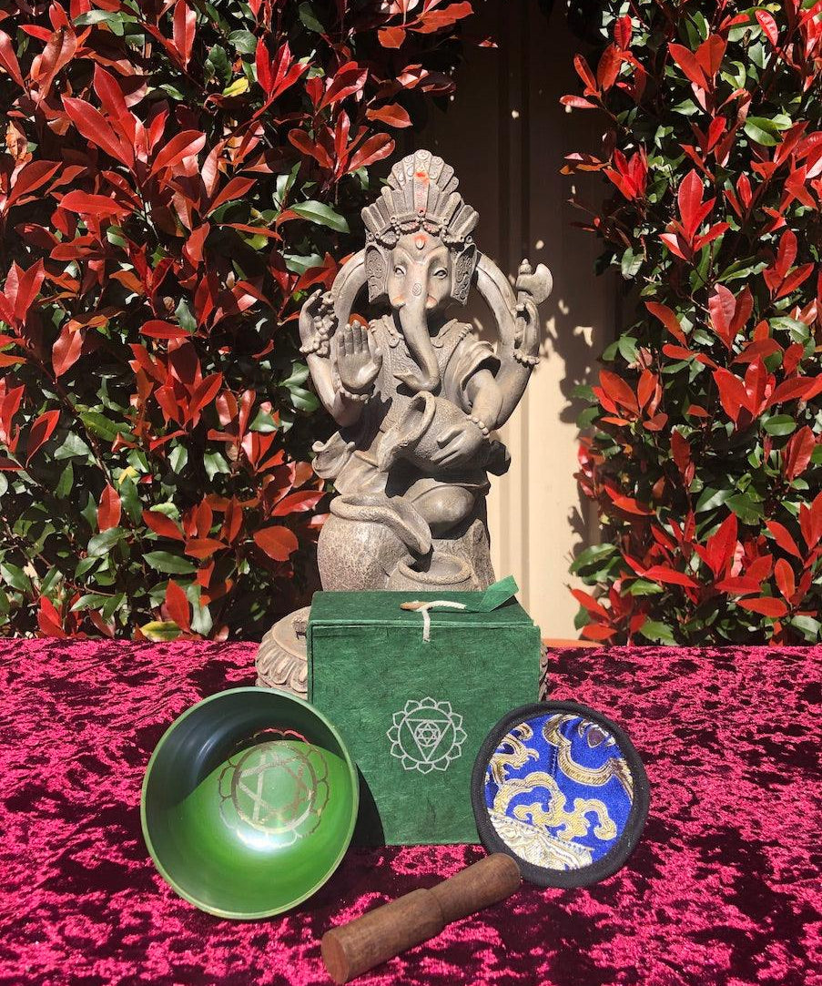 7 chakra singing bowl set for Heart chakra healing