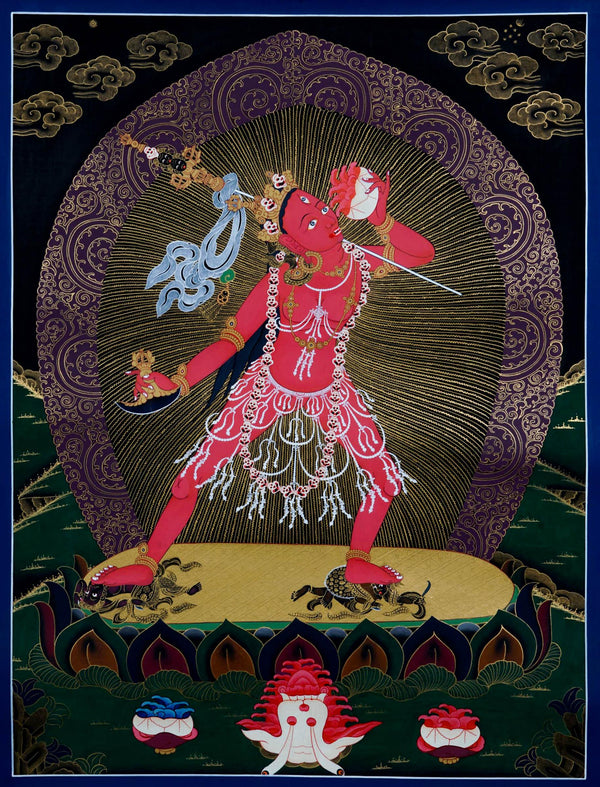 Vajrayogini Thangka Painting - Handmade thangka painting - HimalayasSHOP