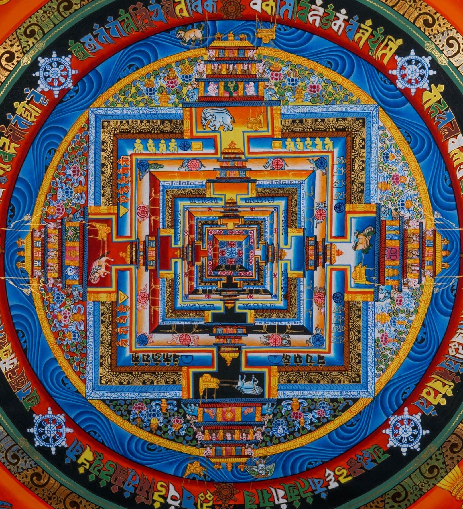 Kalachakra Mandala Thangka - Himalayas Shop