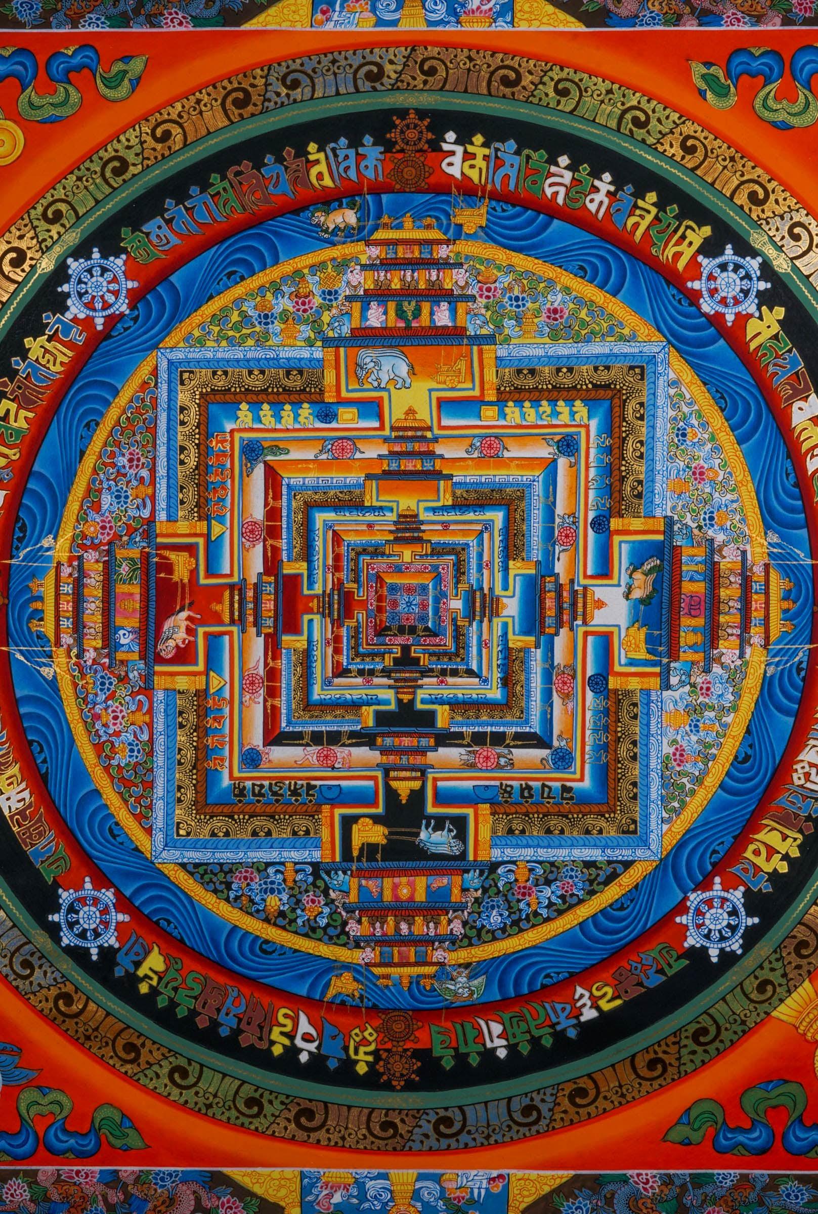 Kalachakra Mandala Thangka - Himalayas Shop