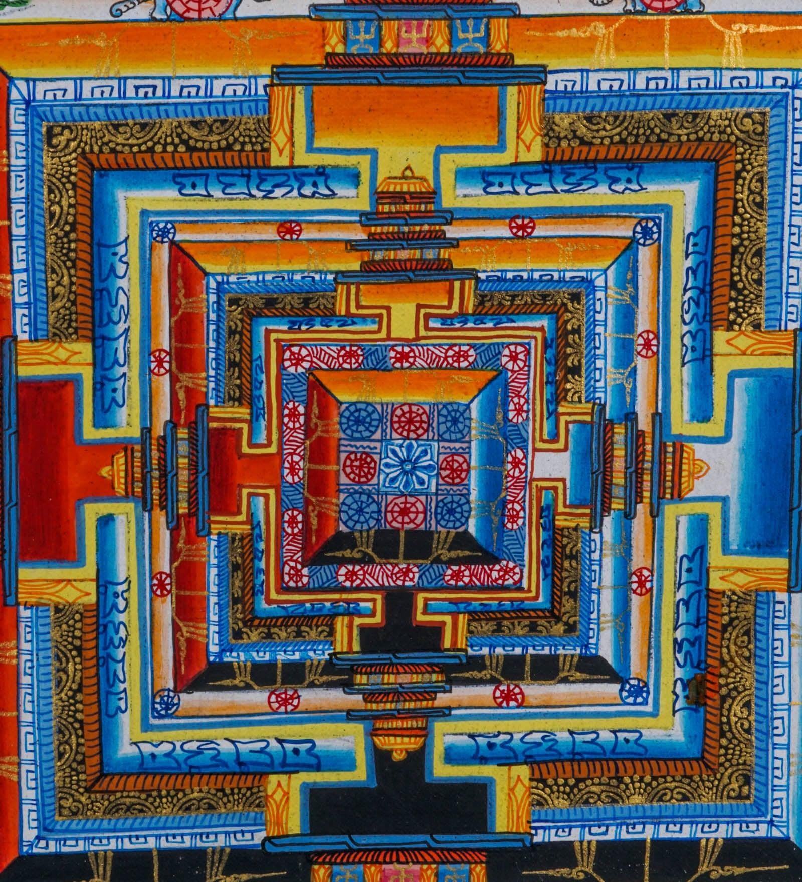 Kalachakra Mandala Thangka - Himalayas Shop