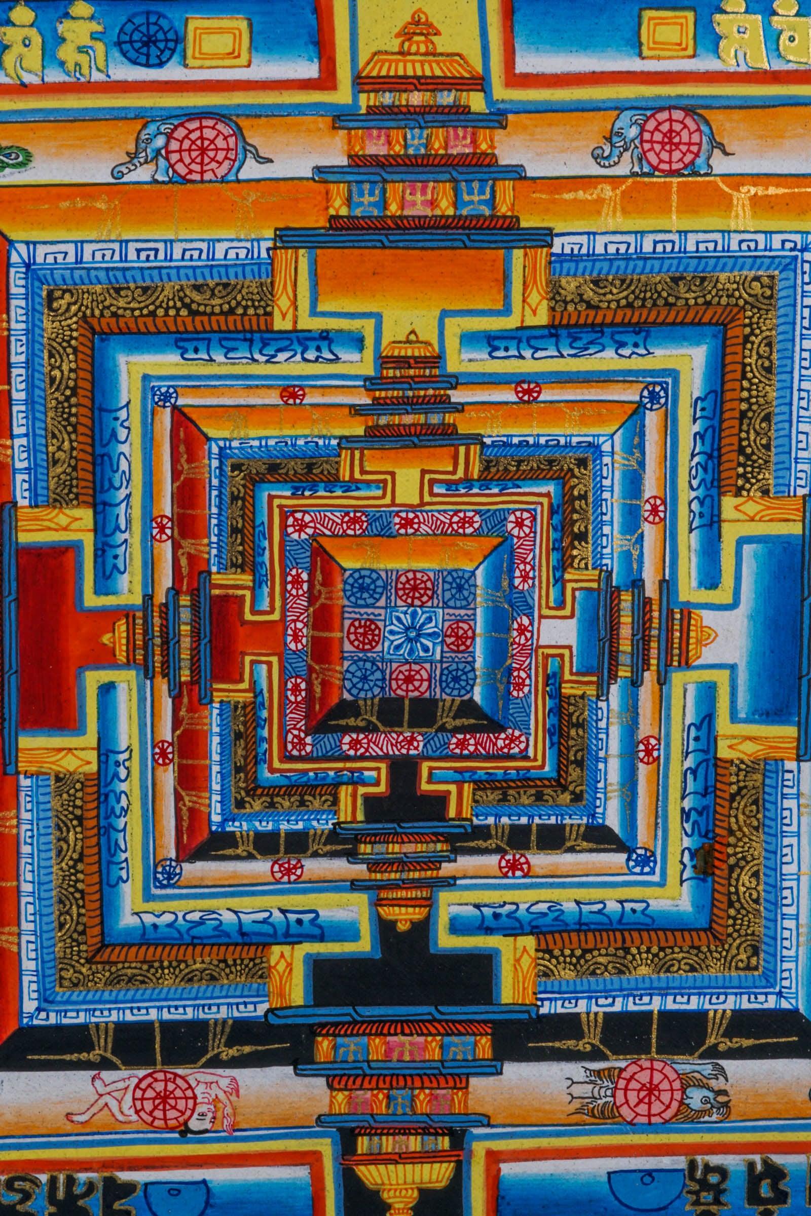 Kalachakra Mandala Thangka - Himalayas Shop