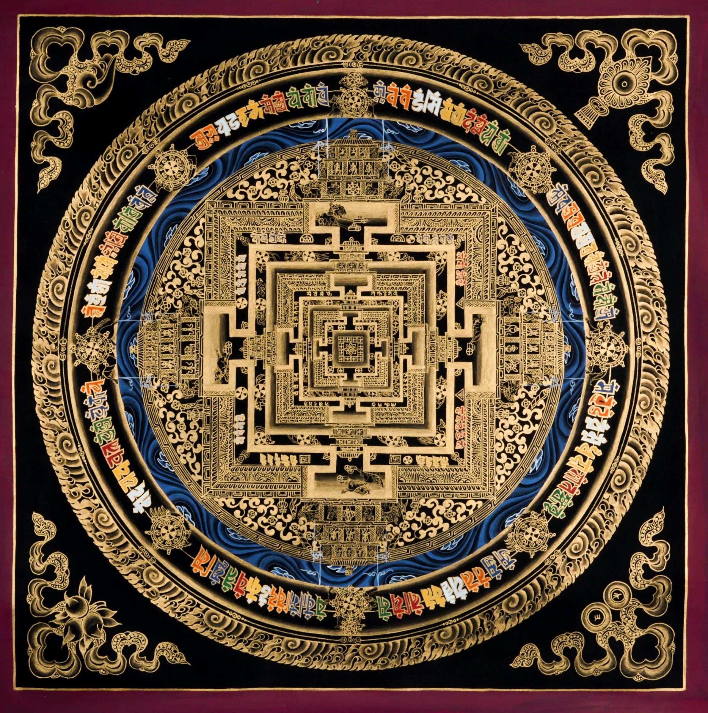 Kalachakra thangka painting - Handmade thangka painting - HimalayasSHOP