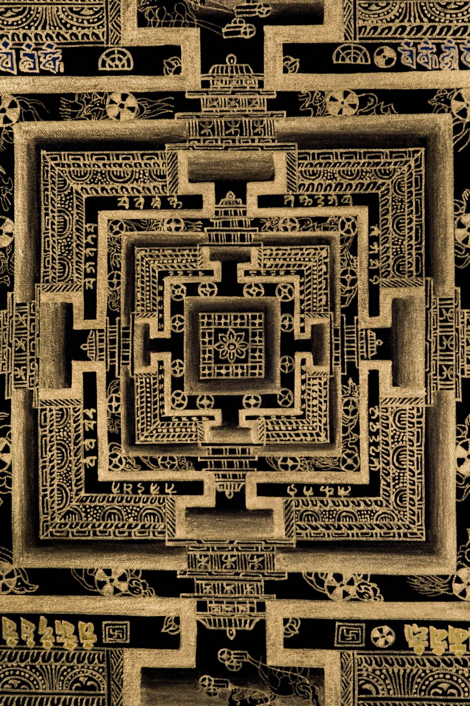 Kalachakra thangka painting - Himalayas Shop