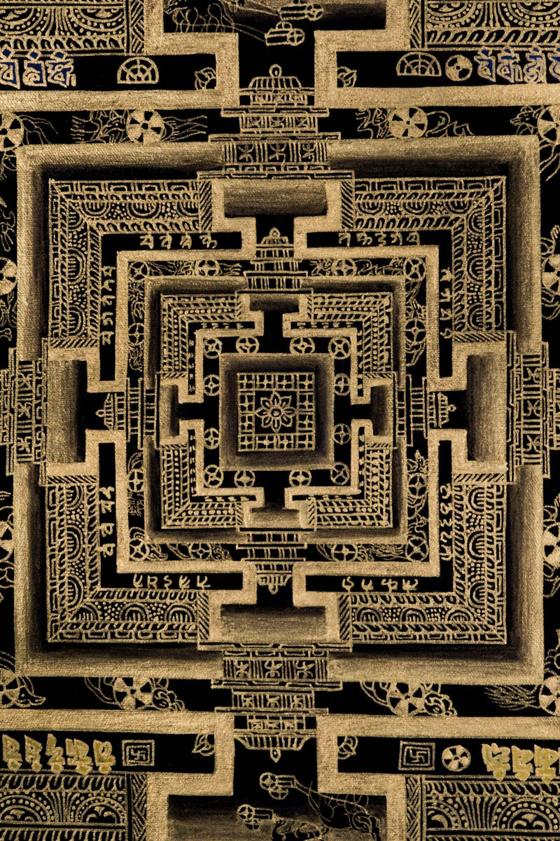 Kalachakra thangka painting - Himalayas Shop