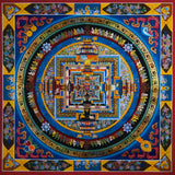 Kalachakra Mandala Thangka - Handmade thangka painting - HimalayasSHOP 