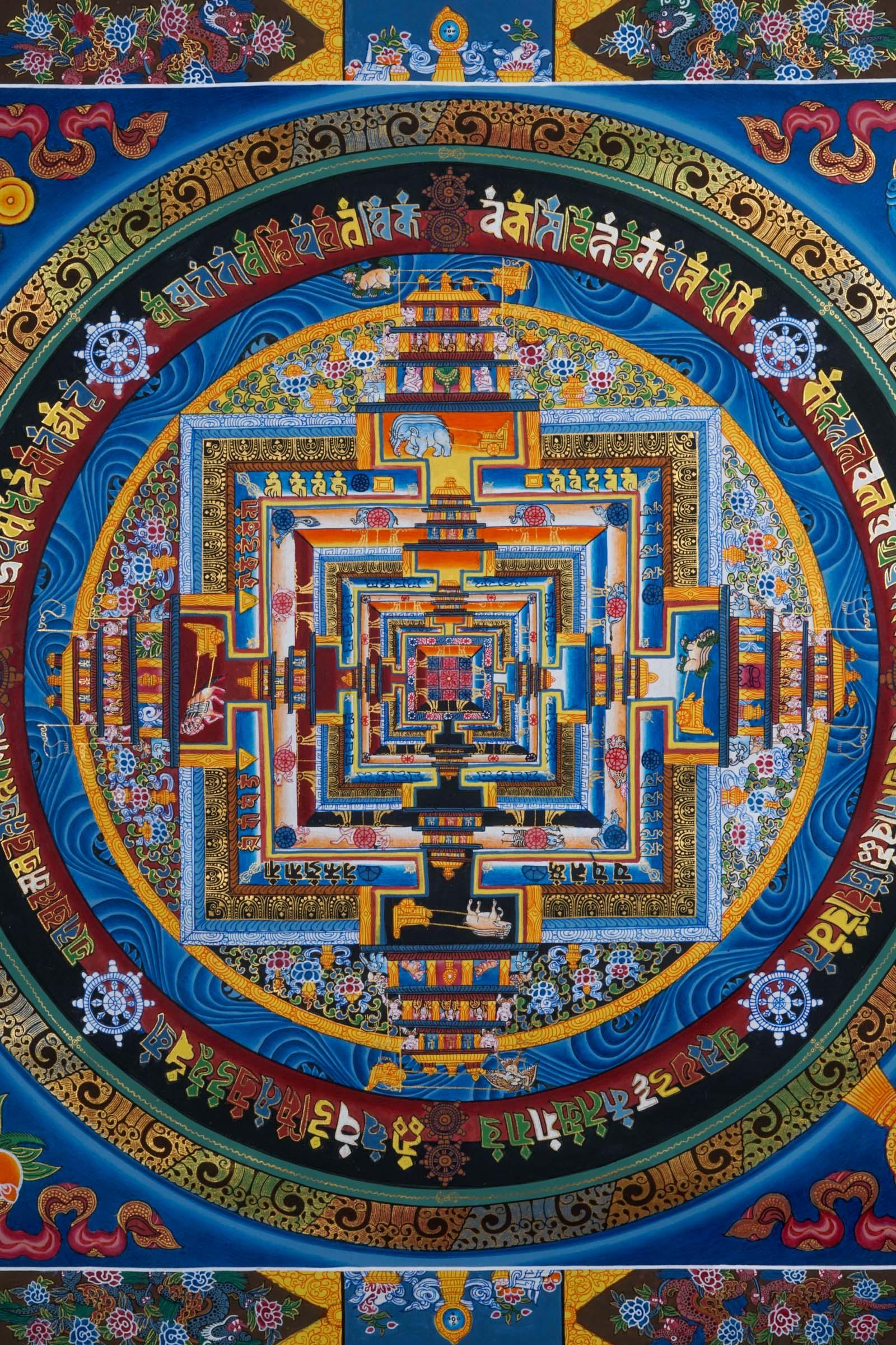 Kalachakra Mandala Thangka - Himalayas Shop