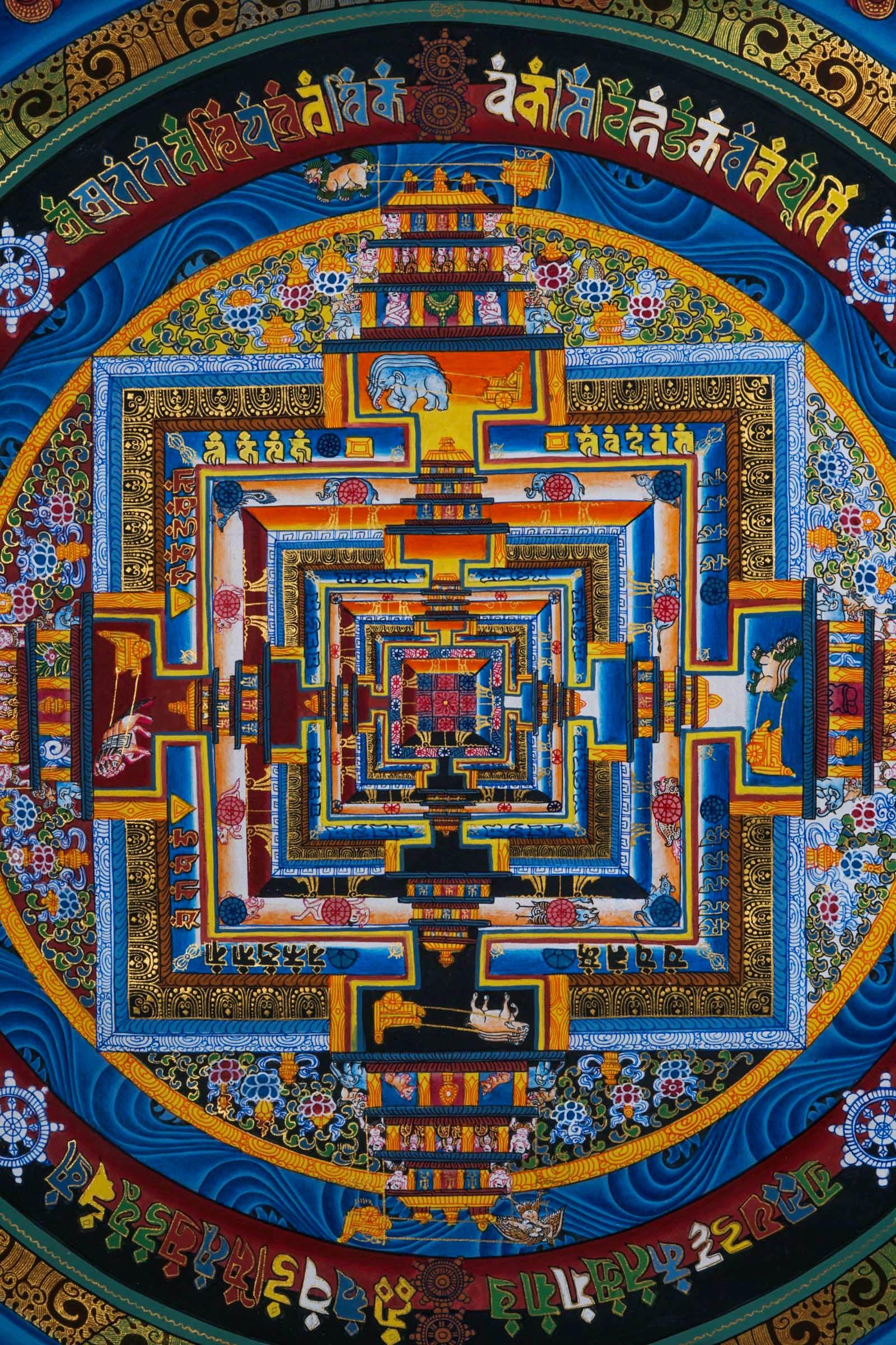 Kalachakra Mandala Thangka - Himalayas Shop