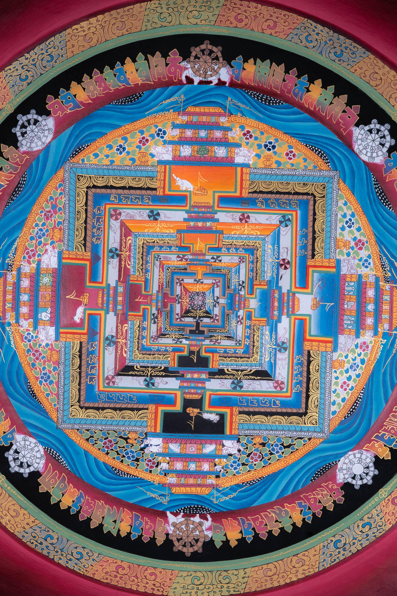 Kalachakra Mandala Thangka Painting - Himalayas Shop