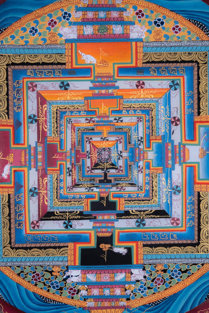 Kalachakra Mandala Thangka Painting - Himalayas Shop