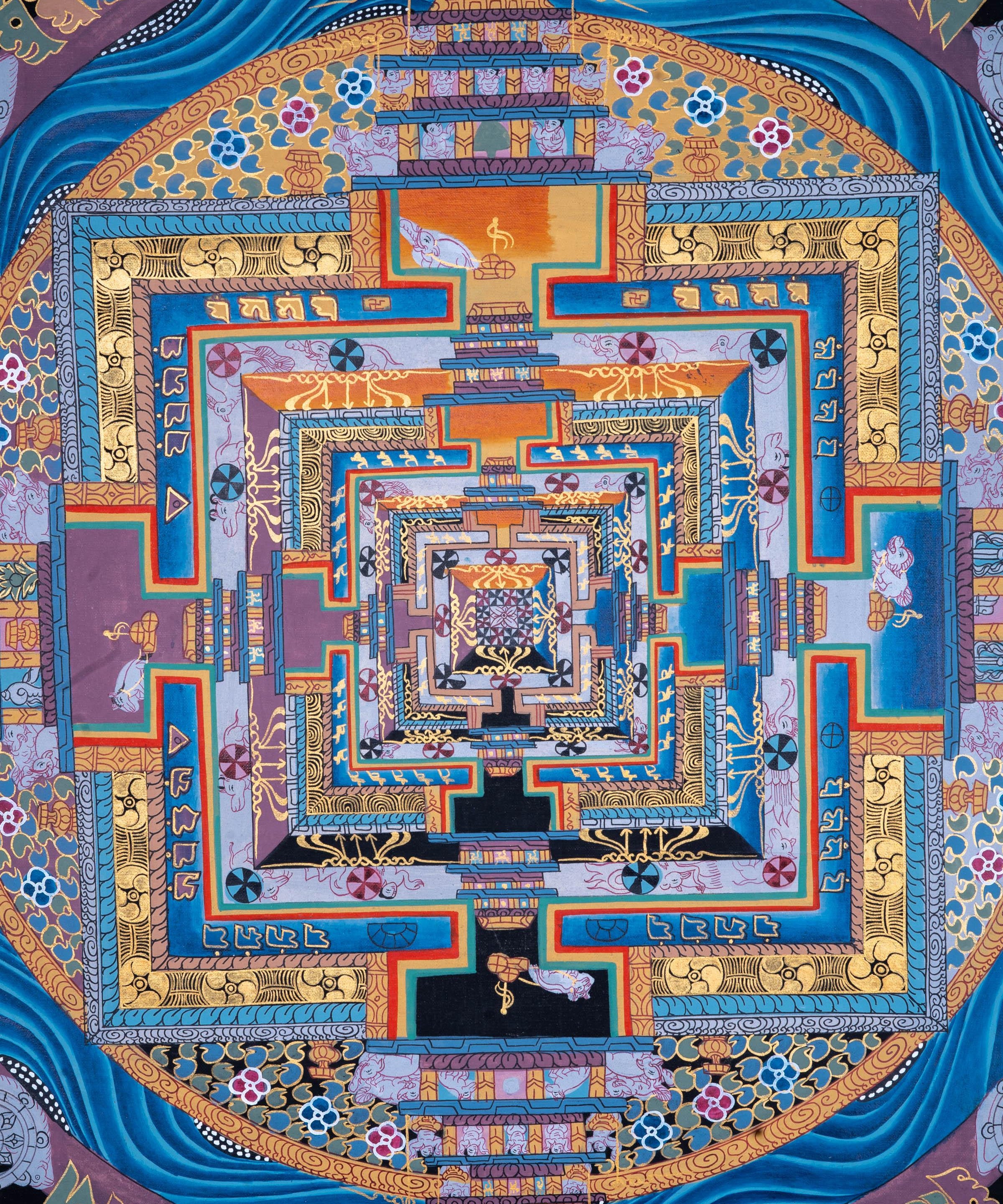 Beautiful Wall Hanging Mandala Decoration from Himalayas - Himalayas Shop