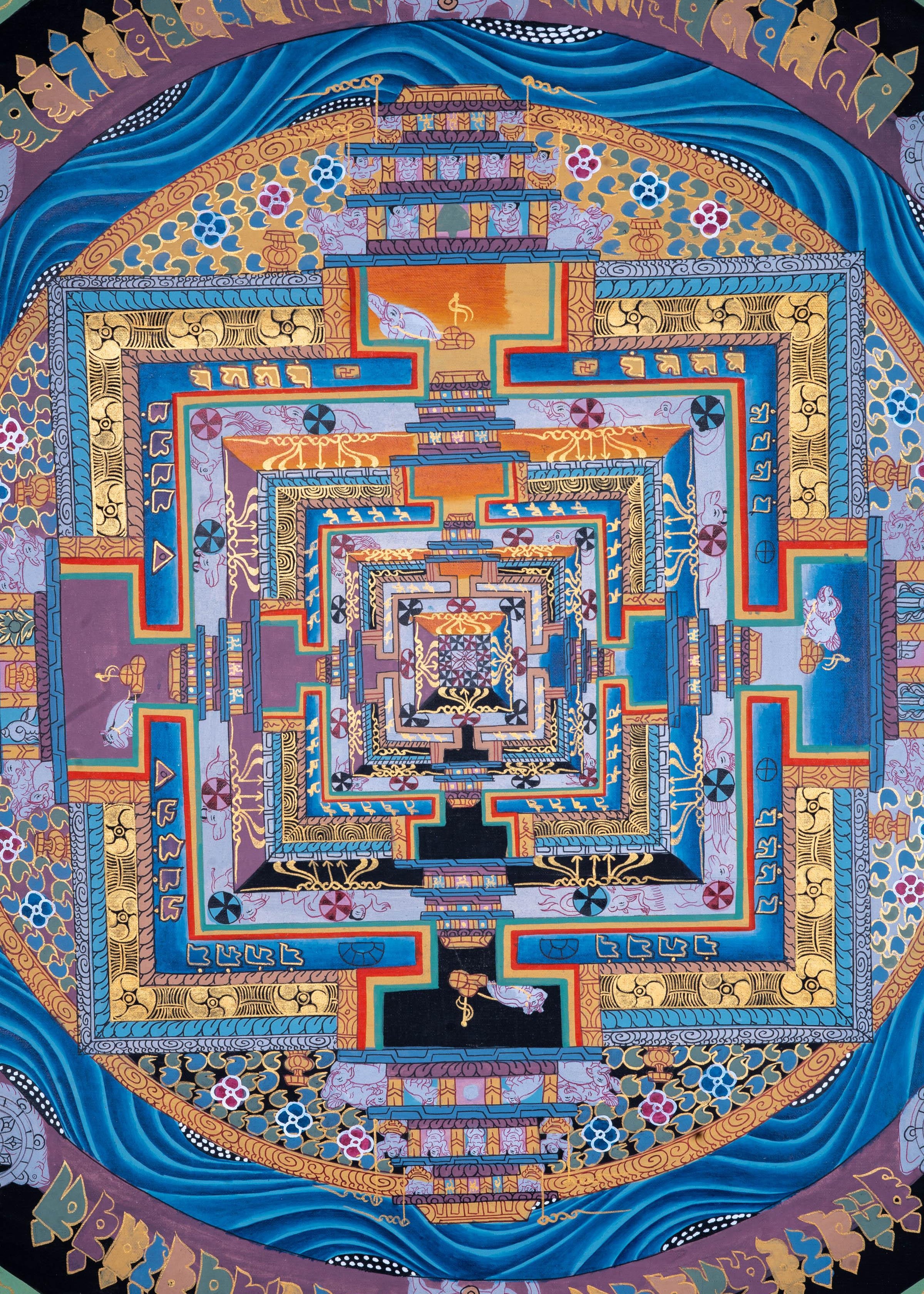 Beautiful Wall Hanging Mandala Decoration from Himalayas - Himalayas Shop