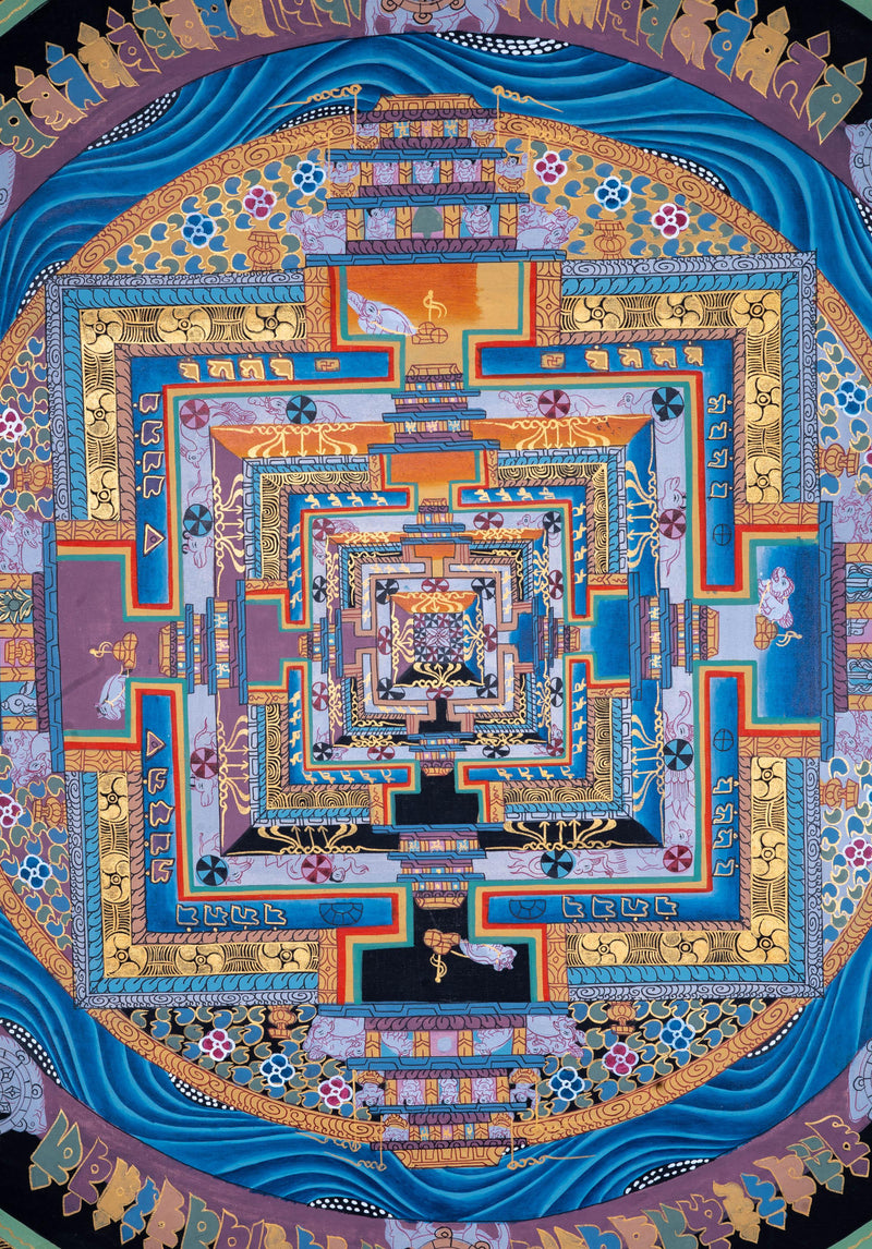 Beautiful Wall Hanging Mandala Decoration from Himalayas - Himalayas Shop