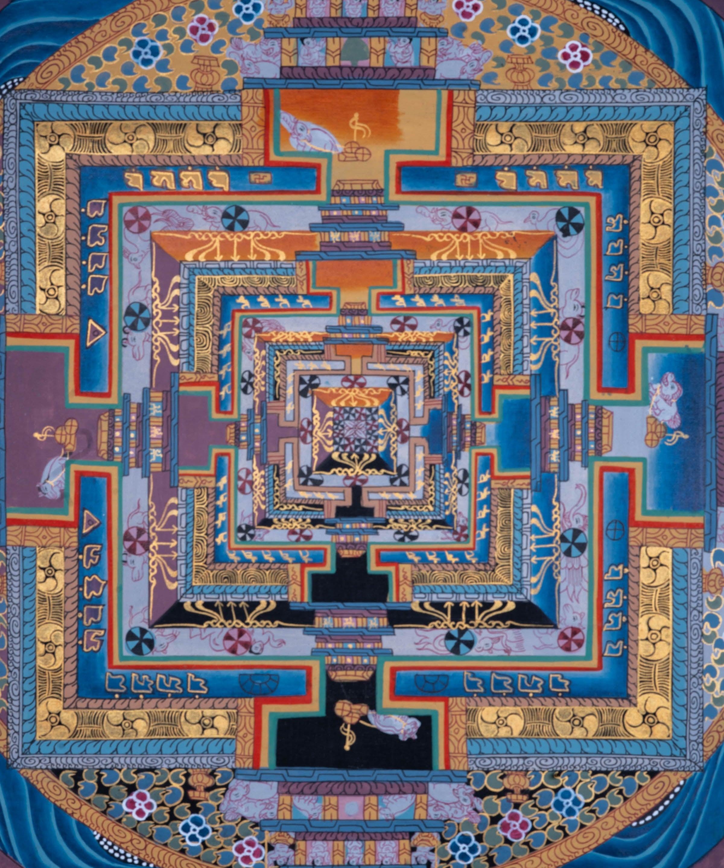 Beautiful Wall Hanging Mandala Decoration from Himalayas - Himalayas Shop