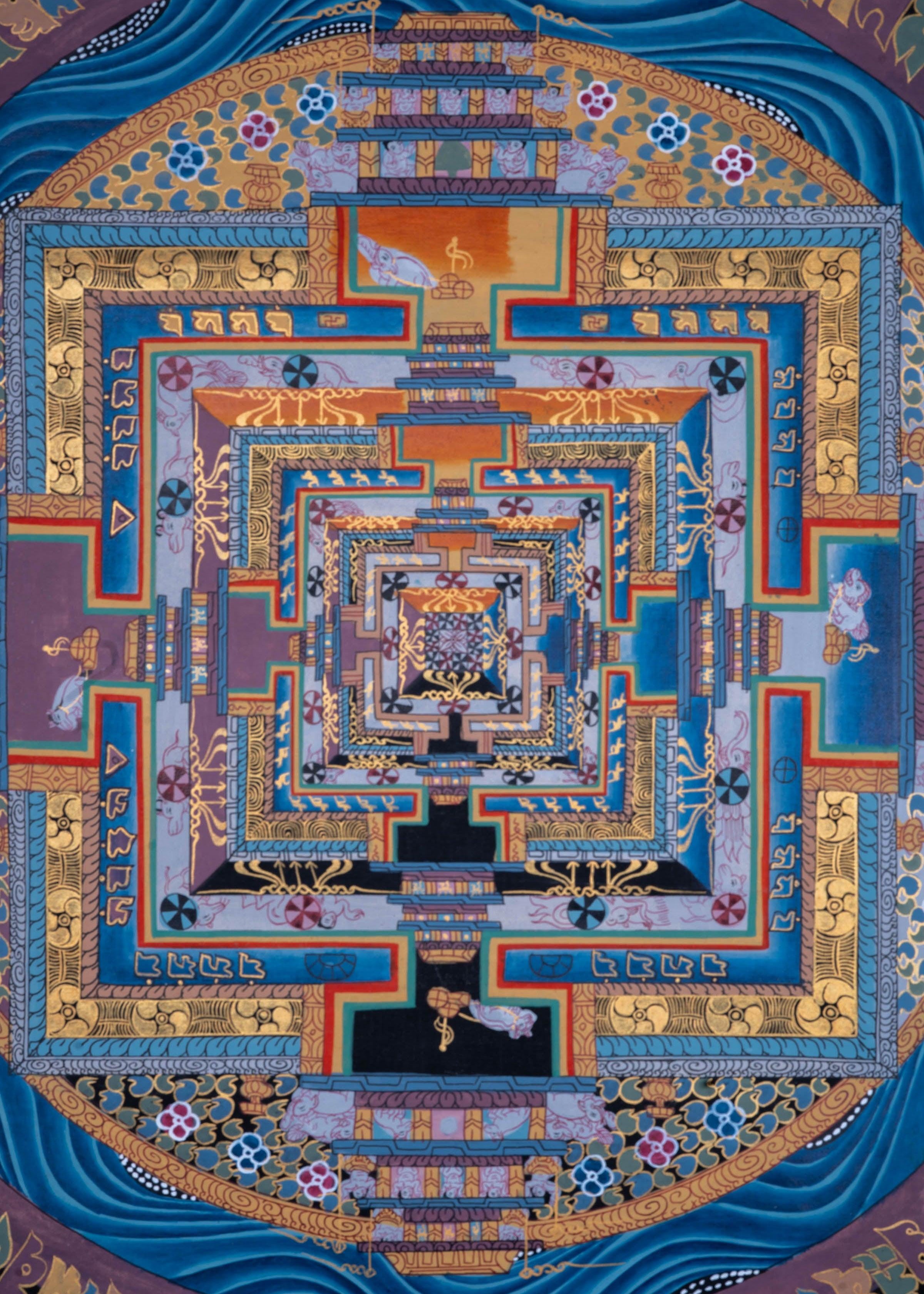 Beautiful Wall Hanging Mandala Decoration from Himalayas - Himalayas Shop