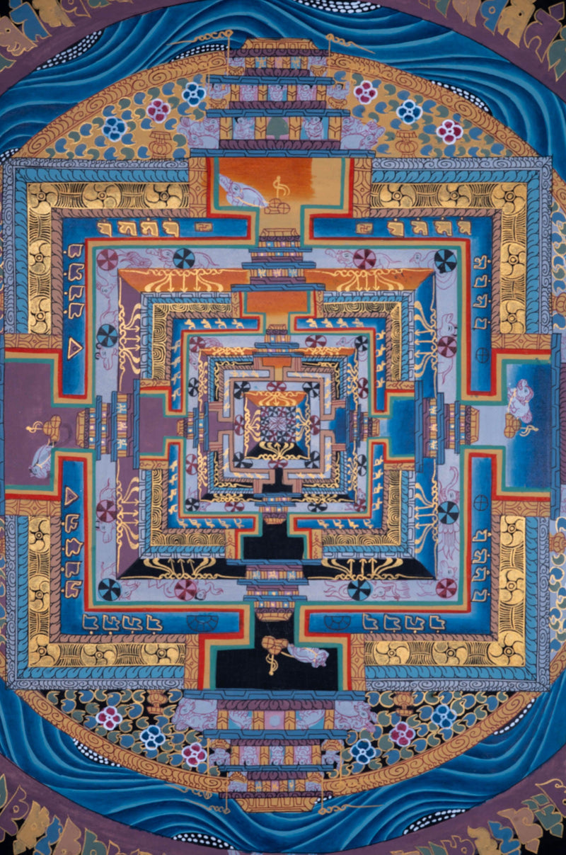 Beautiful Wall Hanging Mandala Decoration from Himalayas - Himalayas Shop