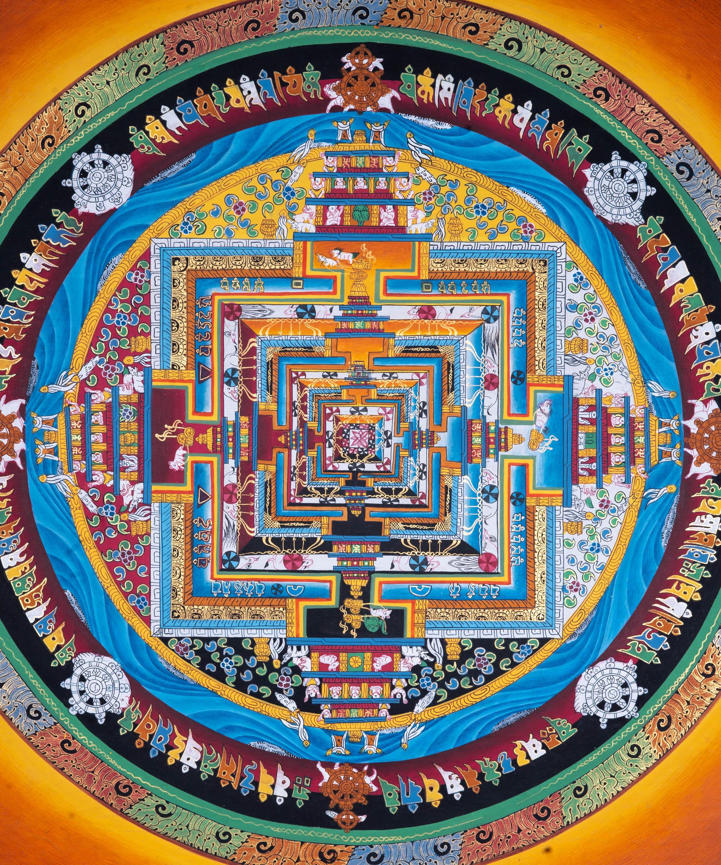 Mandala Wall Hanging | Kalachakra Mandala - Himalayas Shop