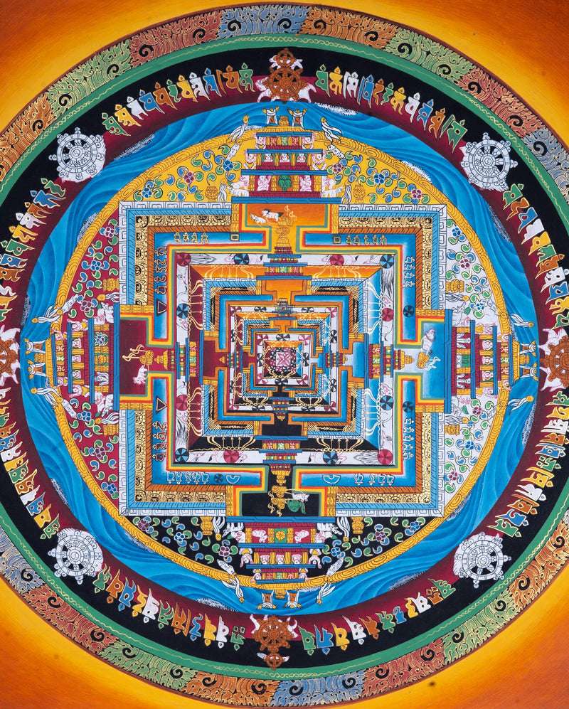 Mandala Wall Hanging | Kalachakra Mandala - Himalayas Shop