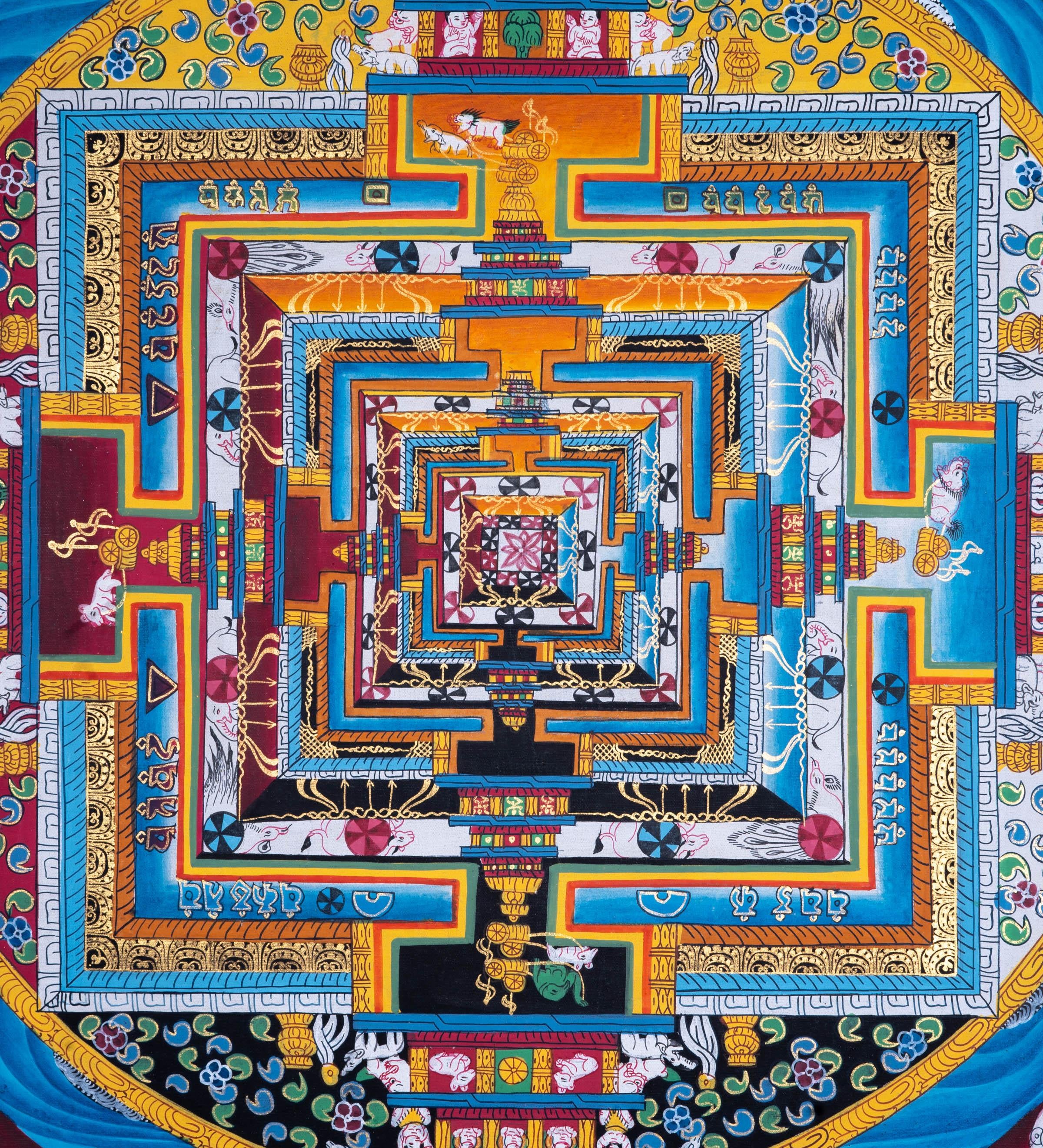 Mandala Wall Hanging | Kalachakra Mandala - Himalayas Shop