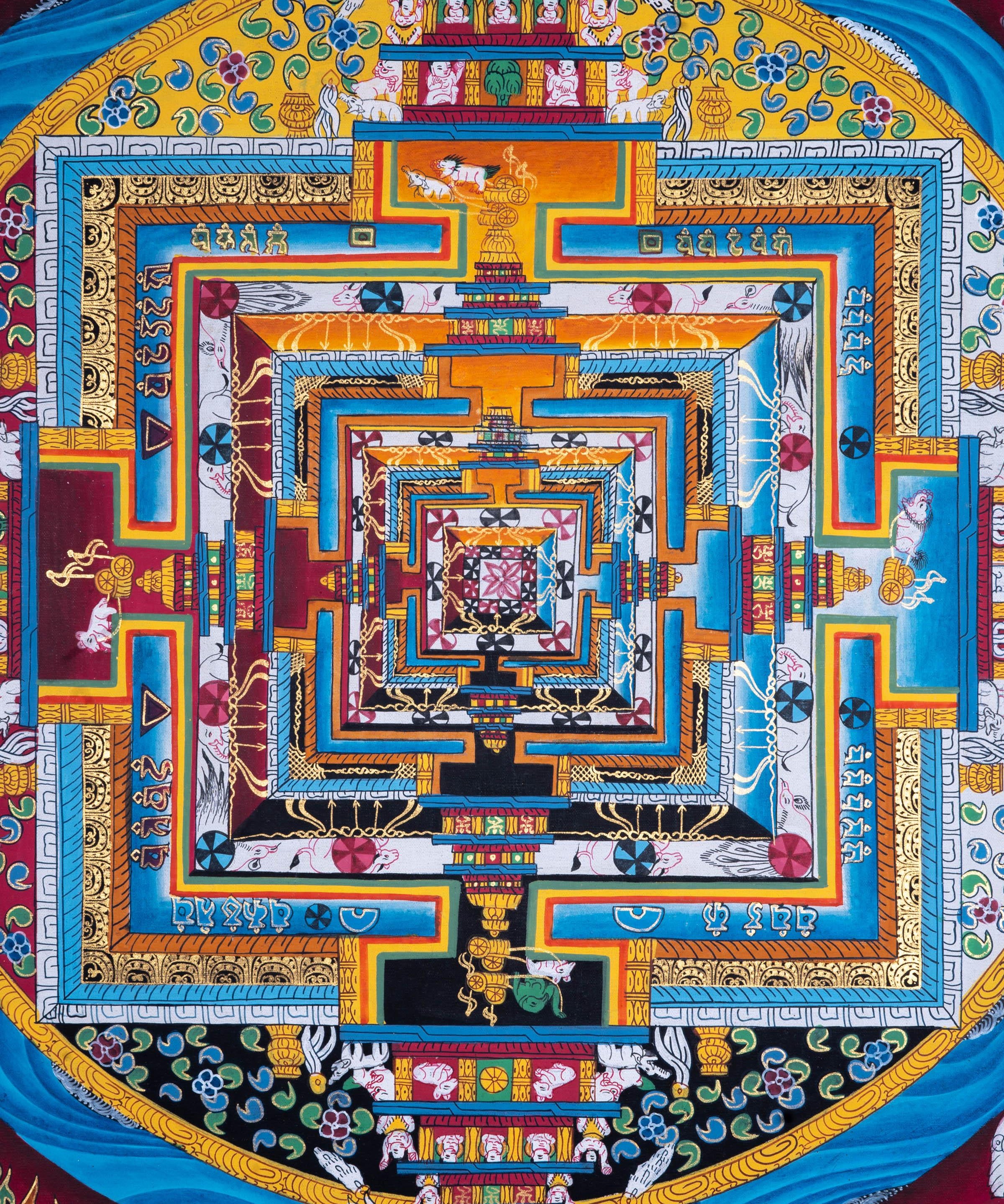 Mandala Wall Hanging | Kalachakra Mandala - Himalayas Shop