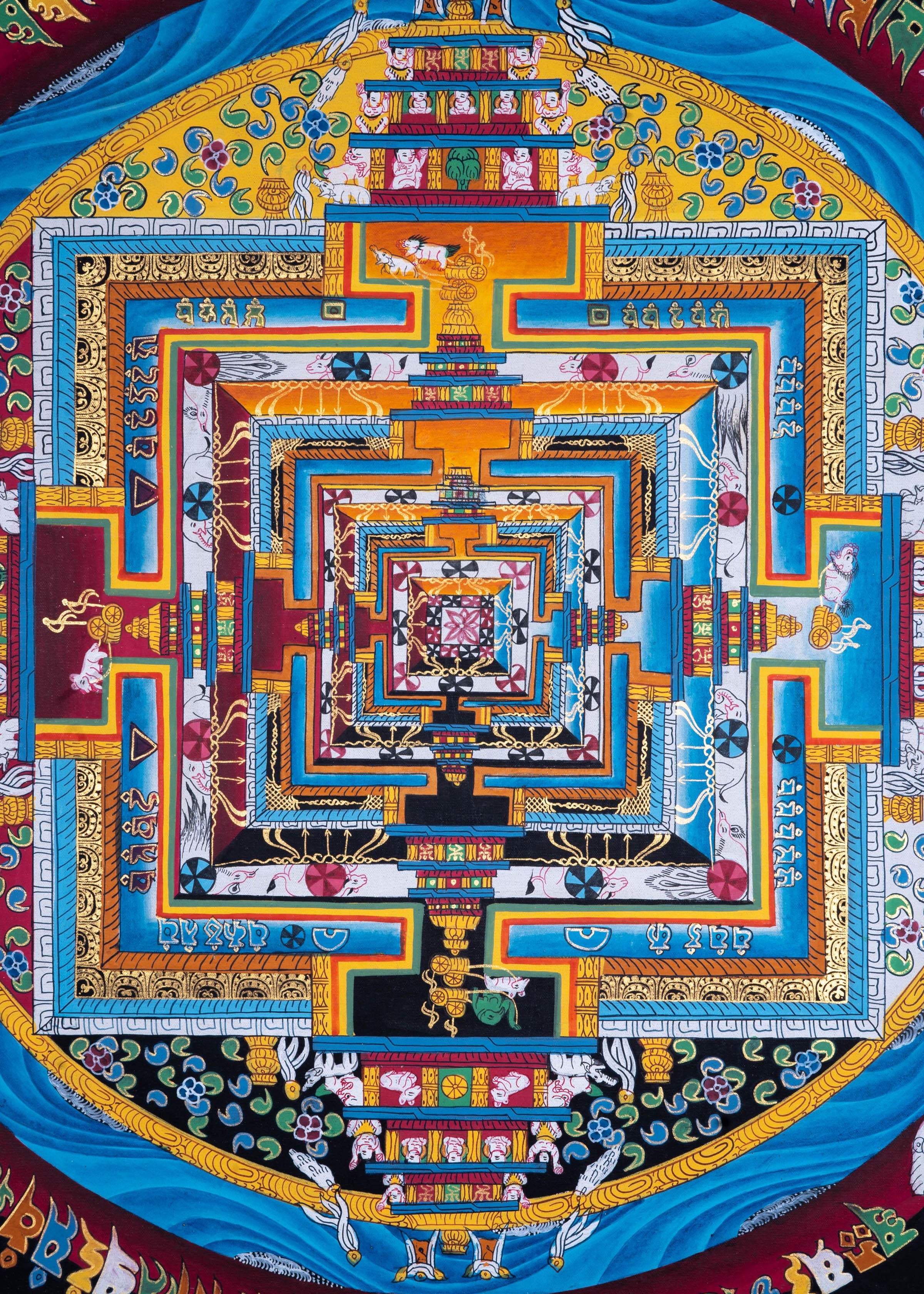Mandala Wall Hanging | Kalachakra Mandala - Himalayas Shop