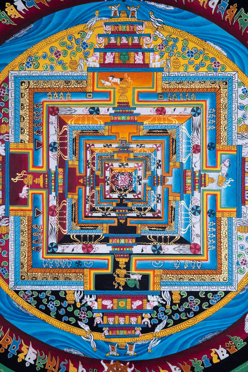 Mandala Wall Hanging | Kalachakra Mandala - Himalayas Shop