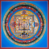 Kalchakra Mandala Tibetan Art | Thangka Painting by Artisan from Himalayas - Himalayas Shop