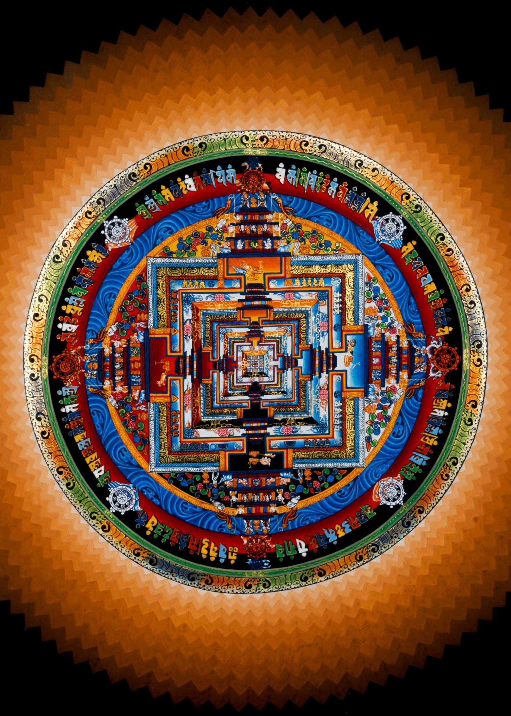 Peru Background Kalachakra Mandala Art - Himalayas Shop