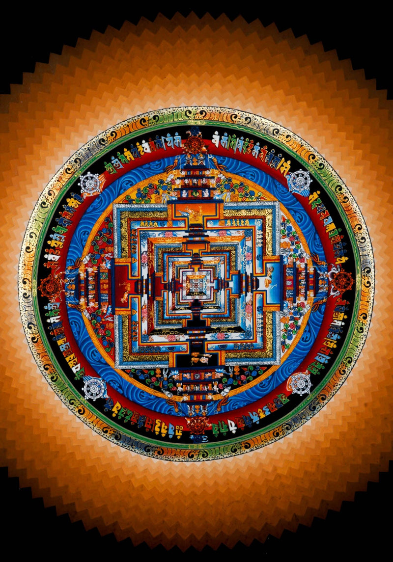 Peru Background Kalachakra Mandala Art - Himalayas Shop