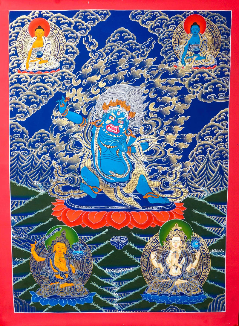 Vajra Pani Thangka Painting - Himalayas Shop