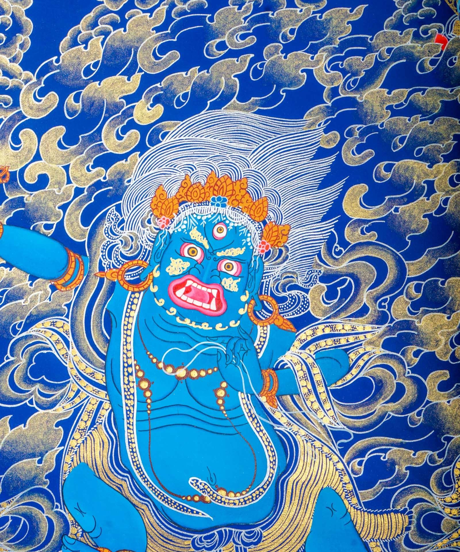 Vajra Pani Thangka Painting - Himalayas Shop
