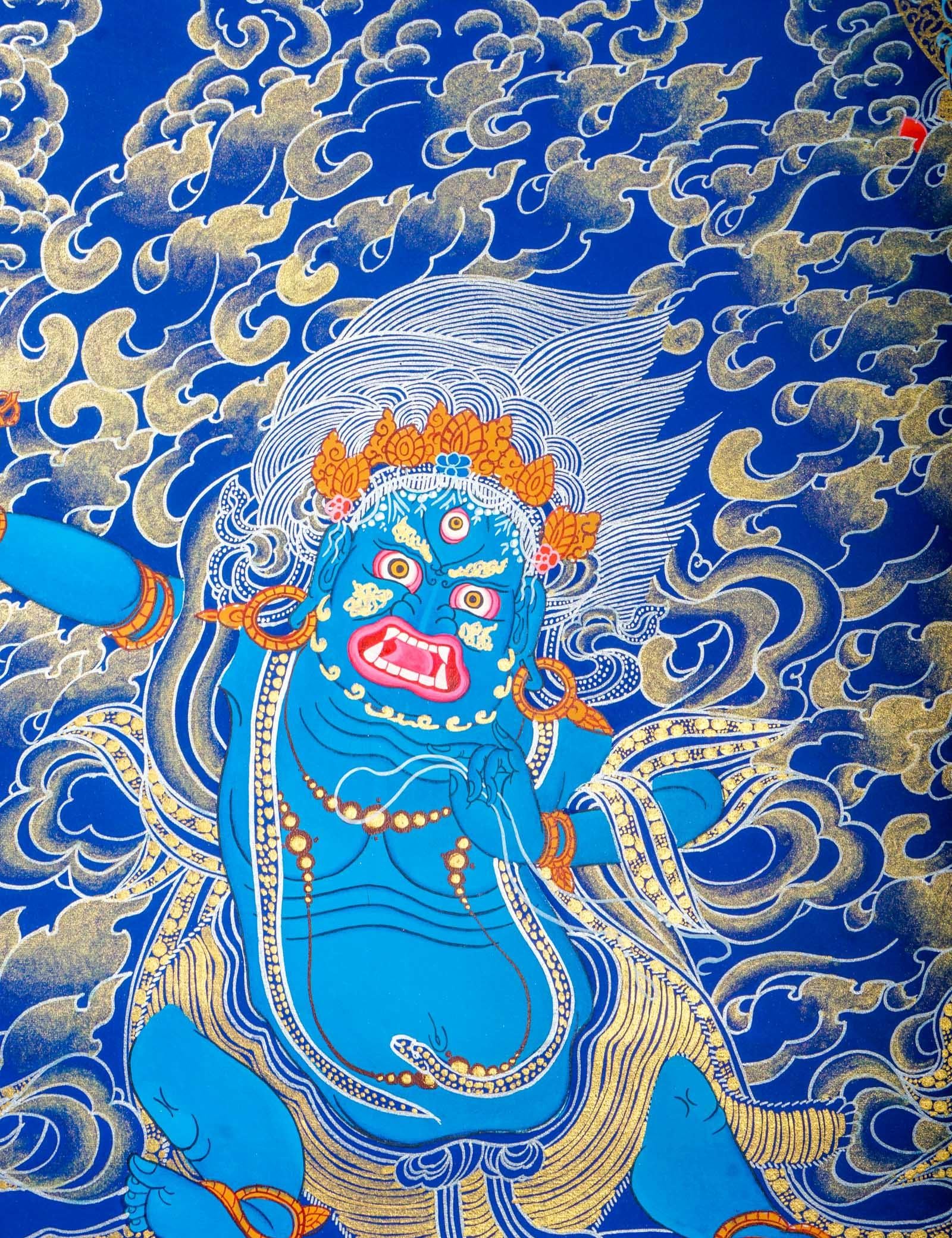 Vajra Pani Thangka Painting - Himalayas Shop