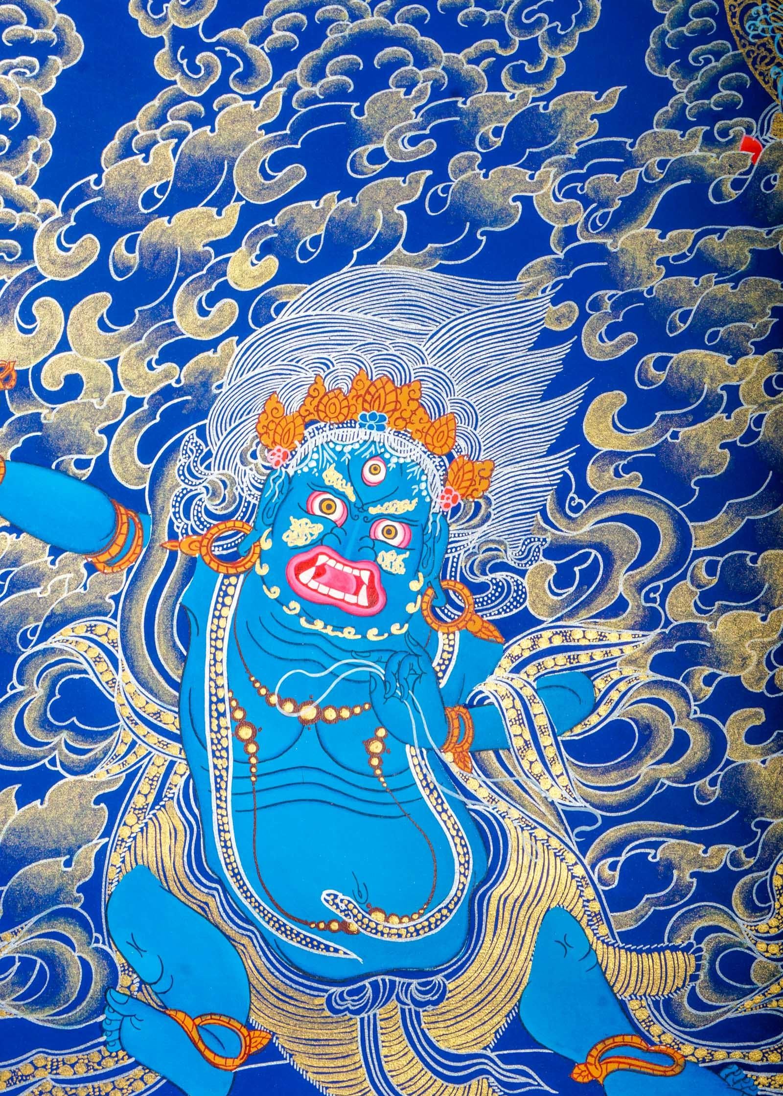 Vajra Pani Thangka Painting - Himalayas Shop