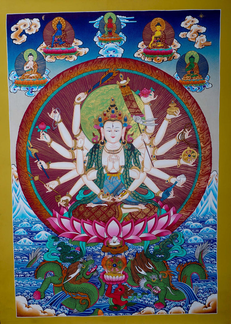 Cundi Thangka painting