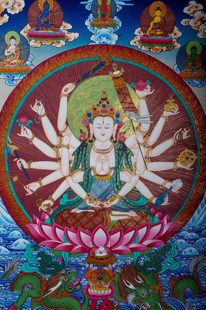 Cundi Thangka painting