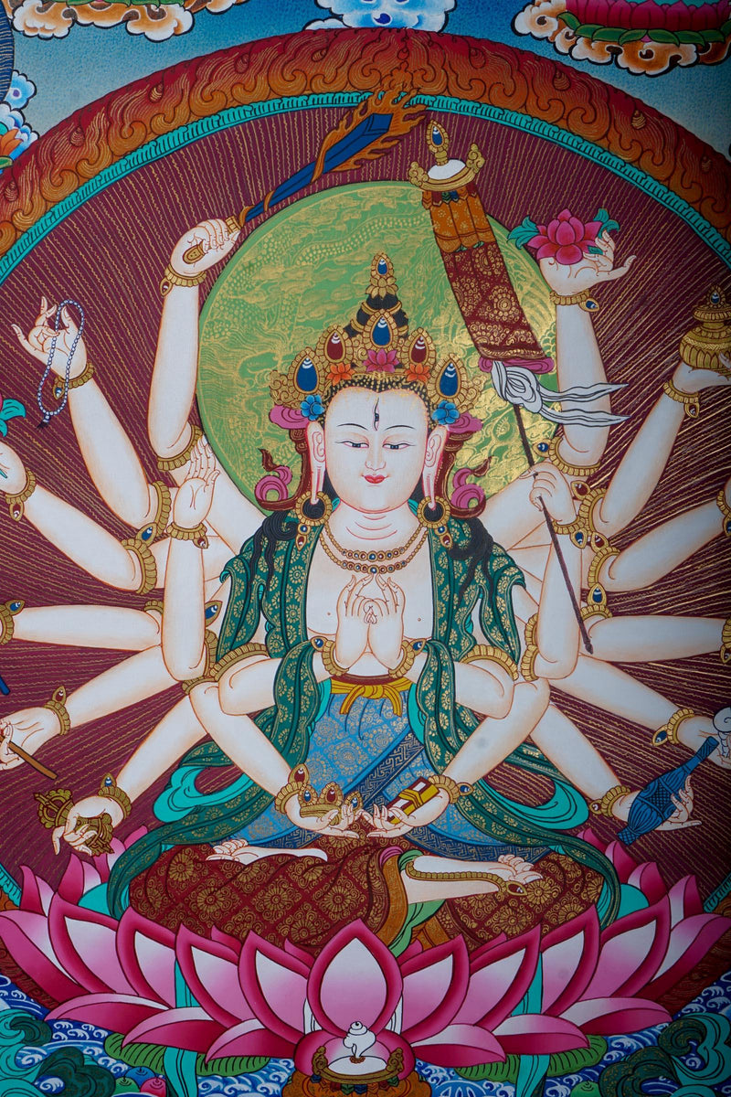 Cundi Thangka painting