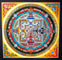 Sun Rise Energy Tibetan Kalchakra Mandala Painting - Himalayas Shop