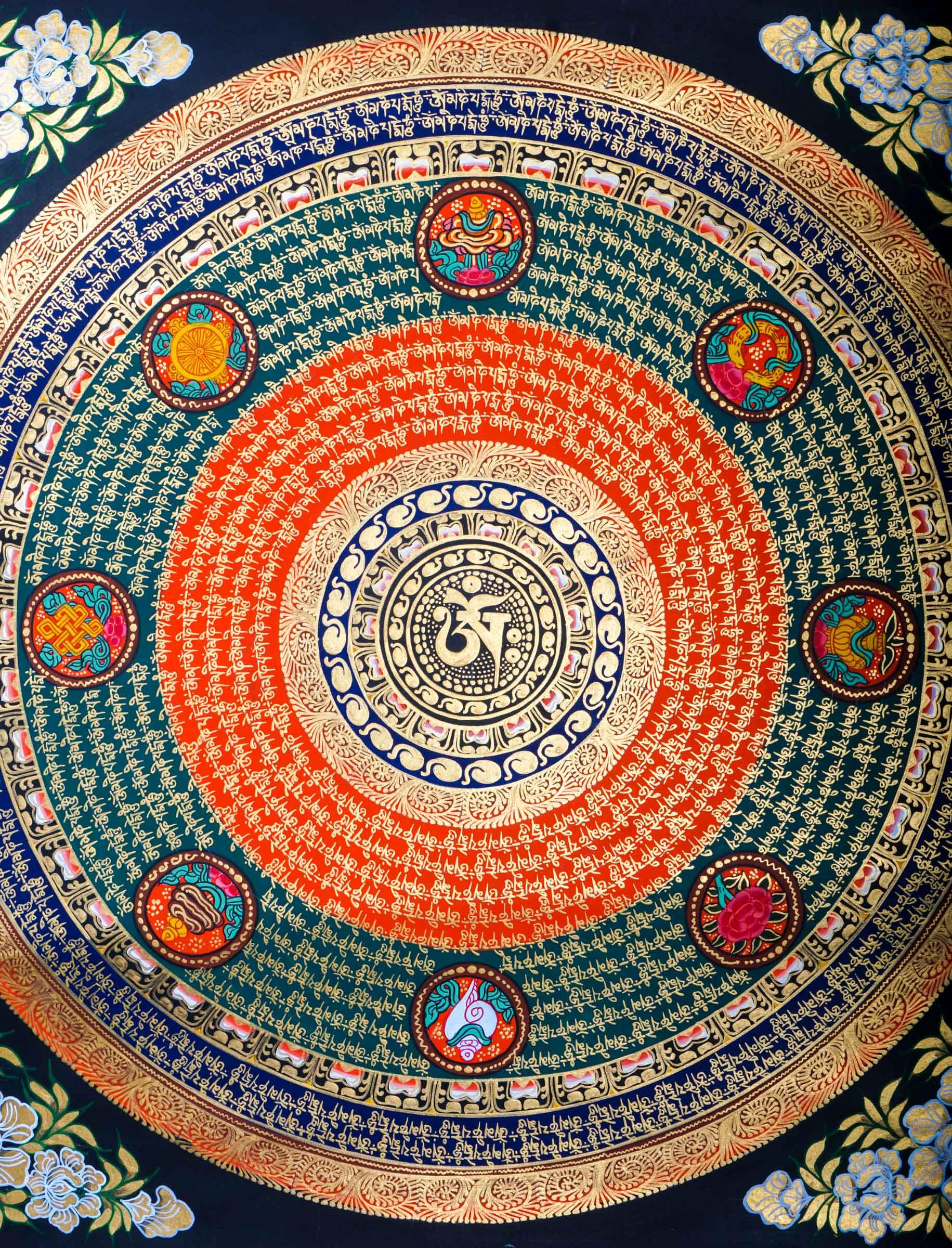 Mandala Thangka Painting for meditation