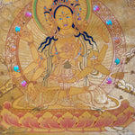 Golden Namgyalma (Sitapatra) Thangka