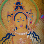 Golden Namgyalma (Sitapatra) Thangka
