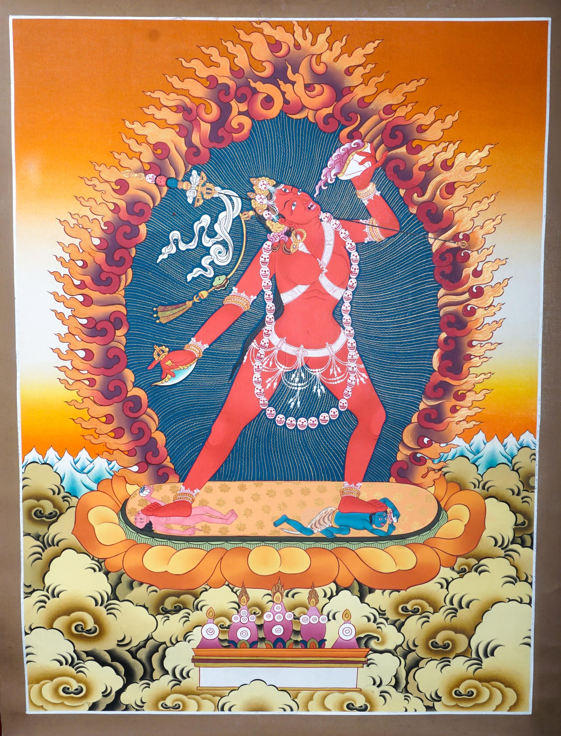 Vajrayogini Thangka painting - Himalayas Shop