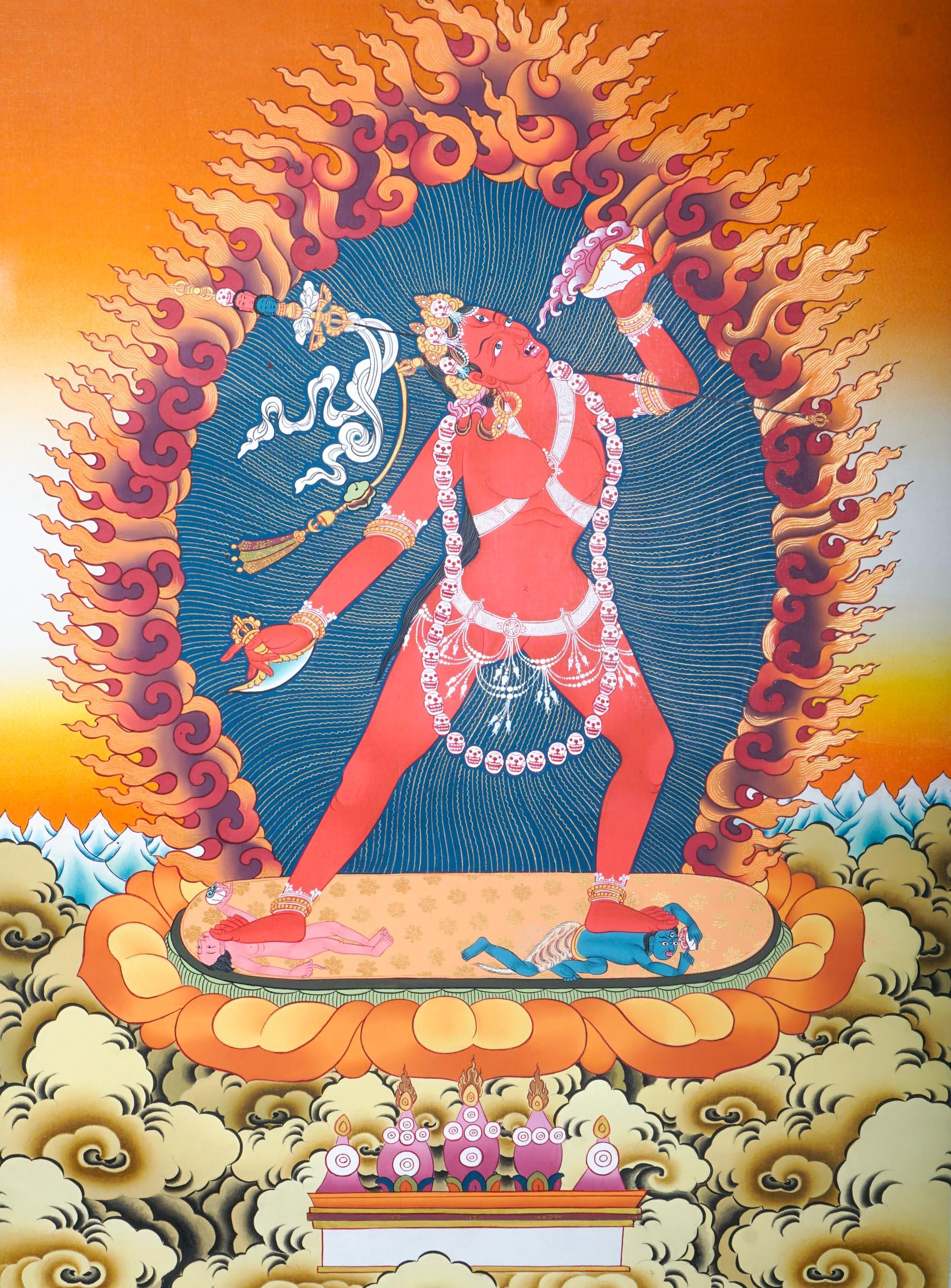 Vajrayogini Thangka painting - Himalayas Shop