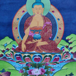 Buddha Thanka Painting on cotton canvas. A master Piece Tibetan Thangka art. Best Quality. Best Price